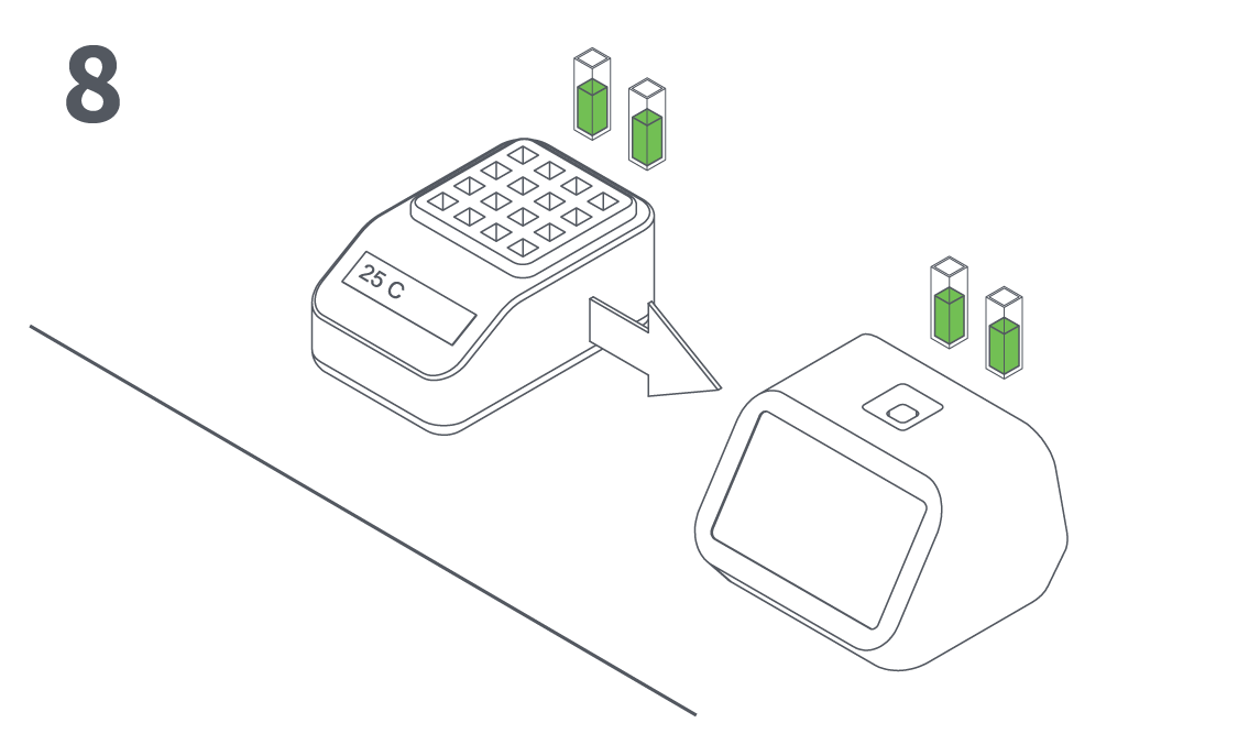 Incubate for the specified time, then measure absorbance (A₂) at 340 nm.